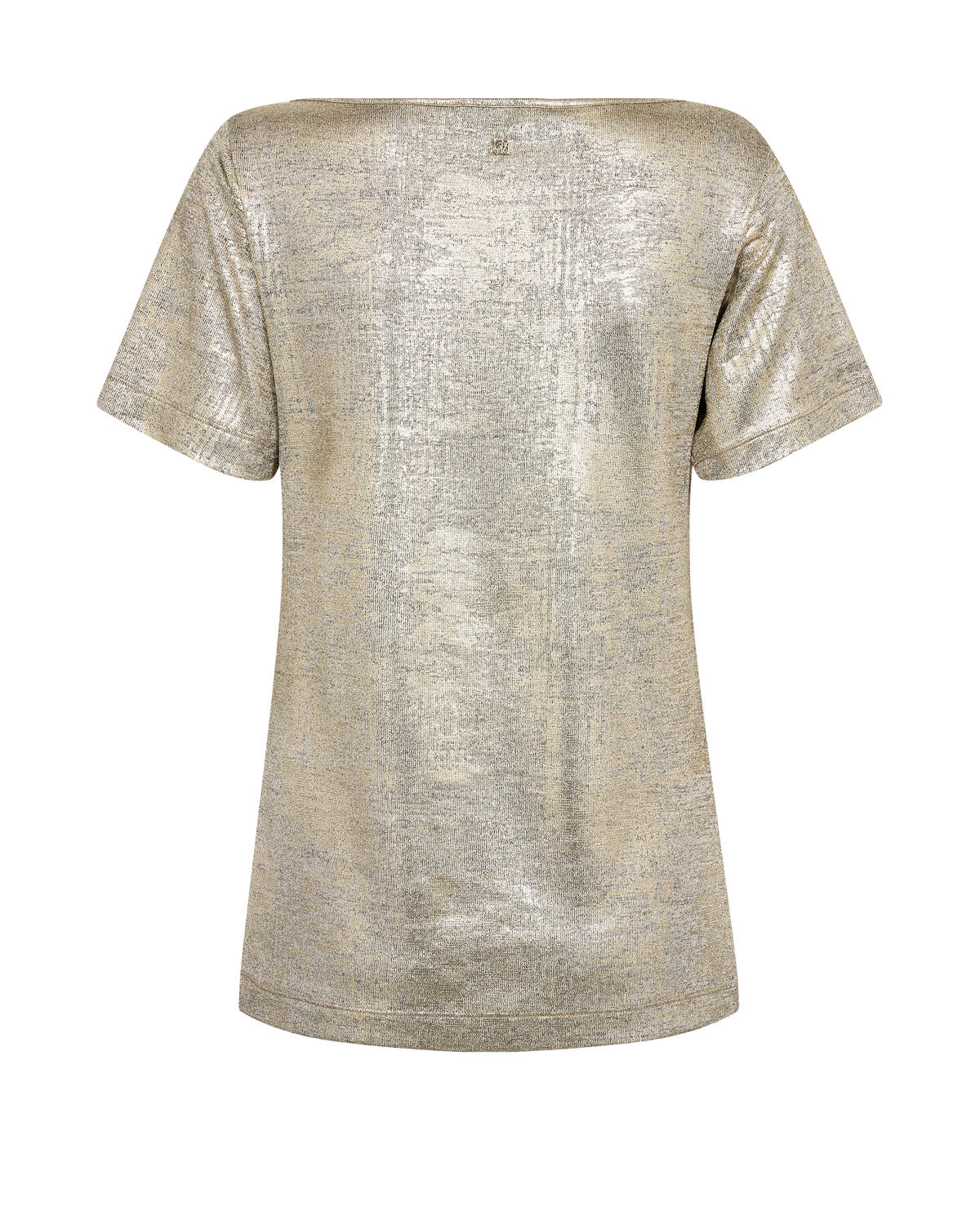 Niva Metallic t-shirt – guldfarvet
